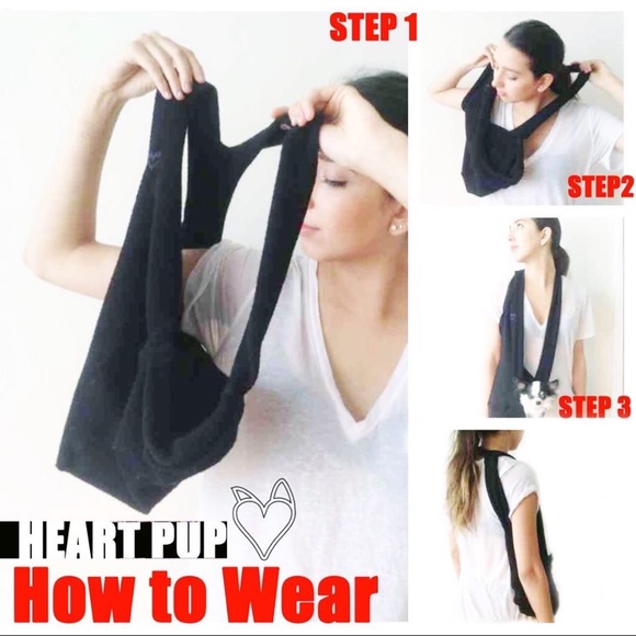 💙 Sapphire lefty wool toy size pooch with larger pet pouch - Picture 2 of 2